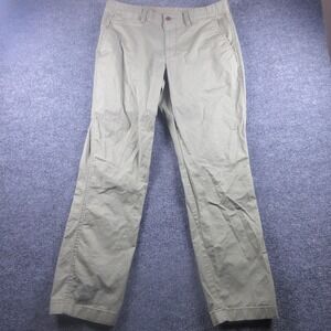L.L.Bean Pants Mens 36x30 Green Standard Athletic Fit Stretch Chino Casual
